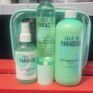 Isle of Paradise Self-Tanning Trio with Pouch